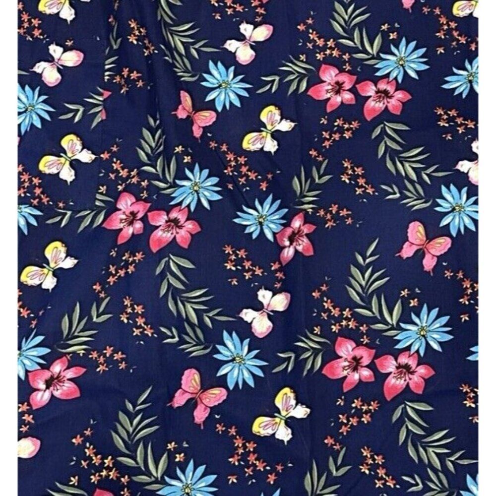 Comfort Choice Patio House Dress Womens 4x Floral Pockets Pull On Lounge  Muumuu